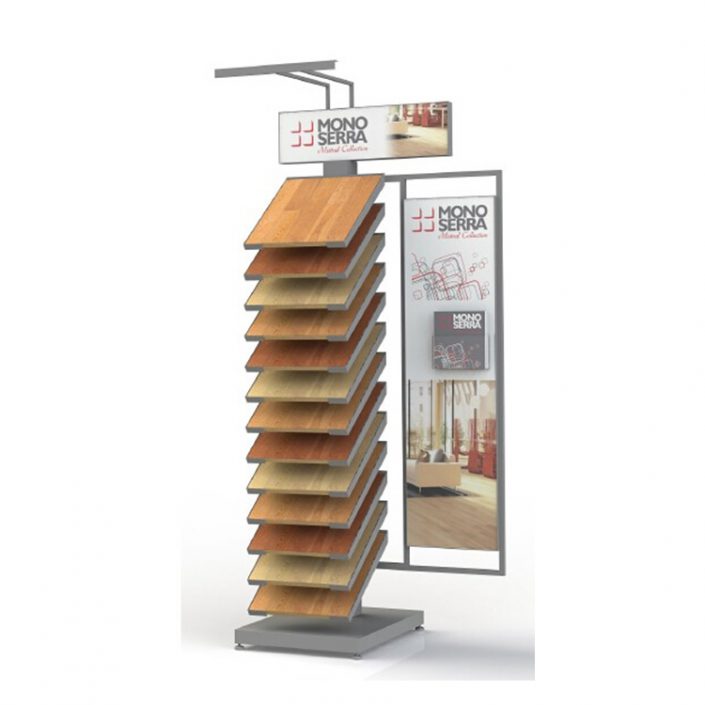 WDF602 Wing Rack Tile Display Stands for vinyl flooring tile Flooring