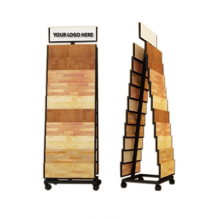 WD659 AFrame Flooring Sales Display Stand Racks Flooring Display