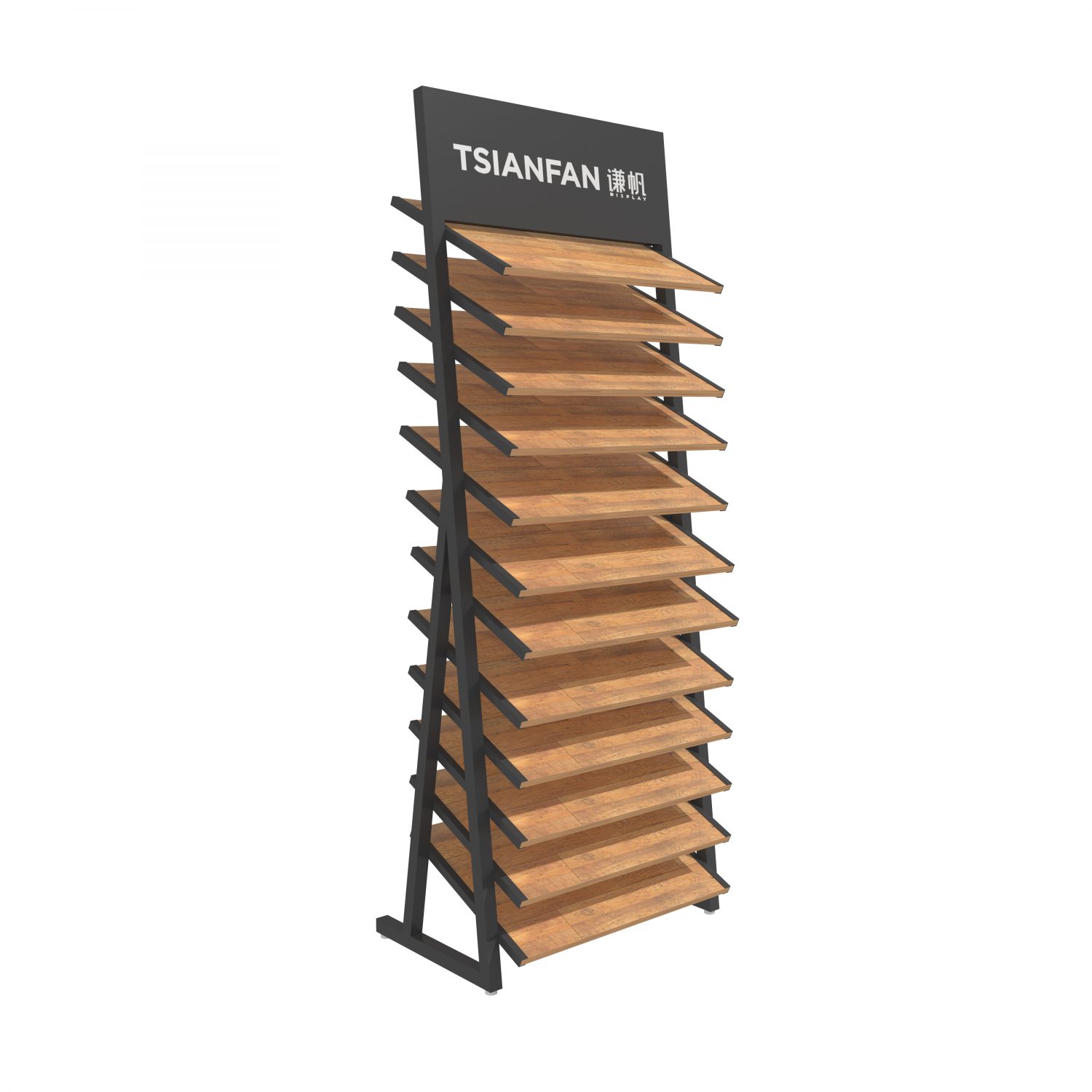 Metal Flooring Display Rack&Vinyl Display stand Flooring Display