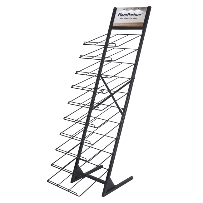 Metal Flooring Display Rack&Vinyl Display stand Flooring Display