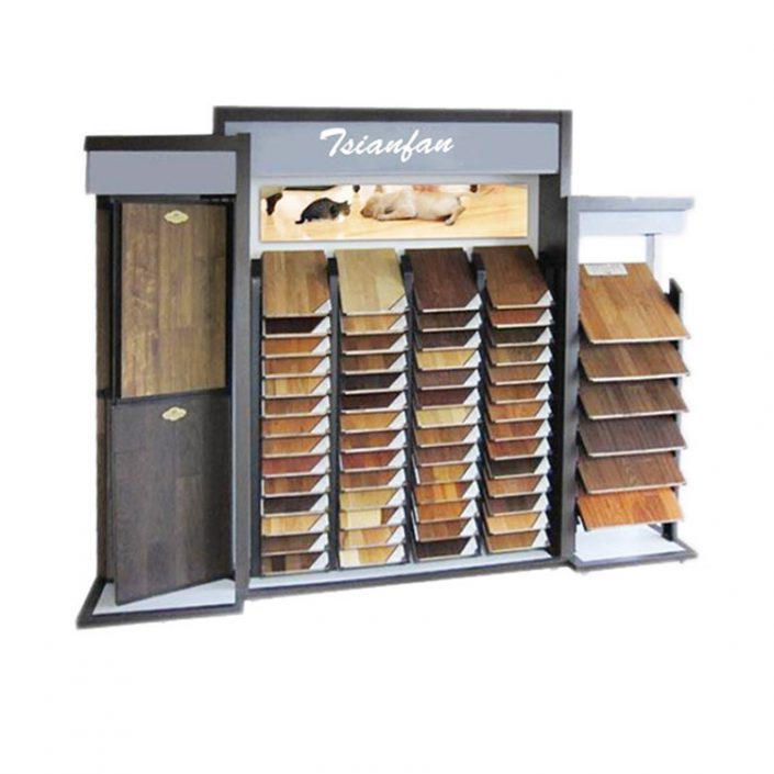 WD657 Flooring Tiles Shop Displays Wood Flooring Tile Display Stand