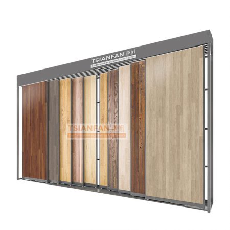 2022 Push-Pull Hard Wood Floor Tiles Display Stand