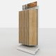 Sold Wood Vinyl Plank Floor Tile Sample Display Tower