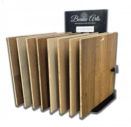 Wood Floor Hand Panel Slot Display Rack