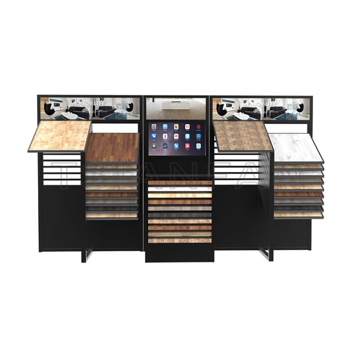 Wood floor tile display stand & Laminate Display rack | Wood Flooring ...
